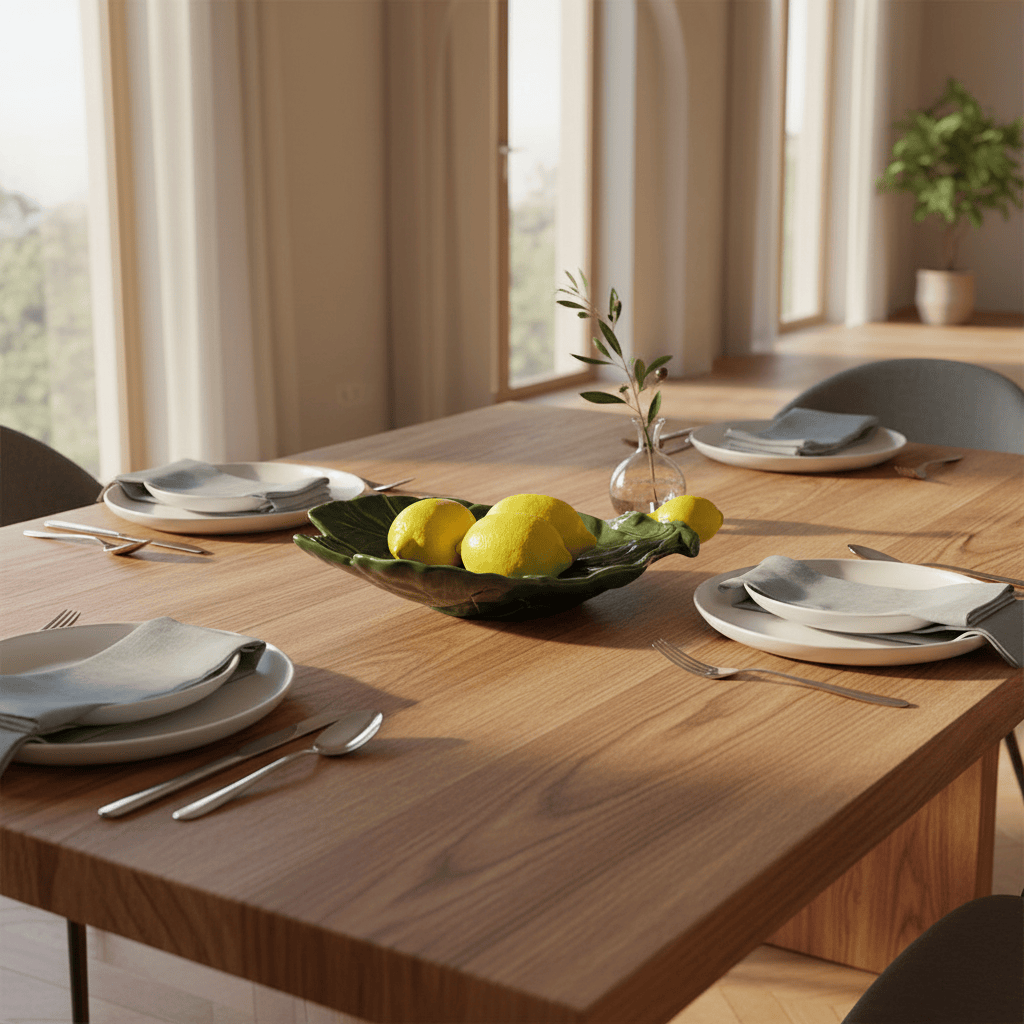 Small Ceramic Dish with a Lemon