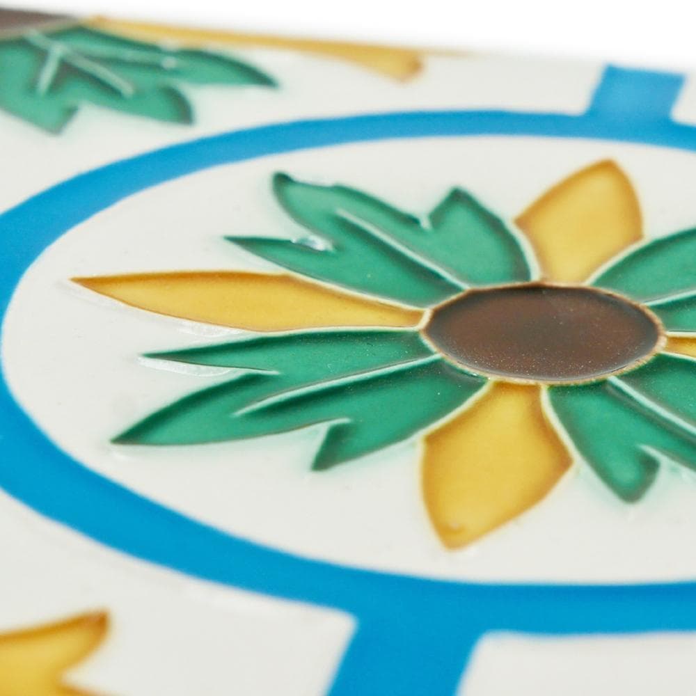 Spanish-Moorish Azulejo 5.5x5.5''