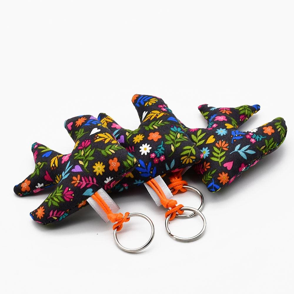 Swallow-Shaped Keychain - Brown