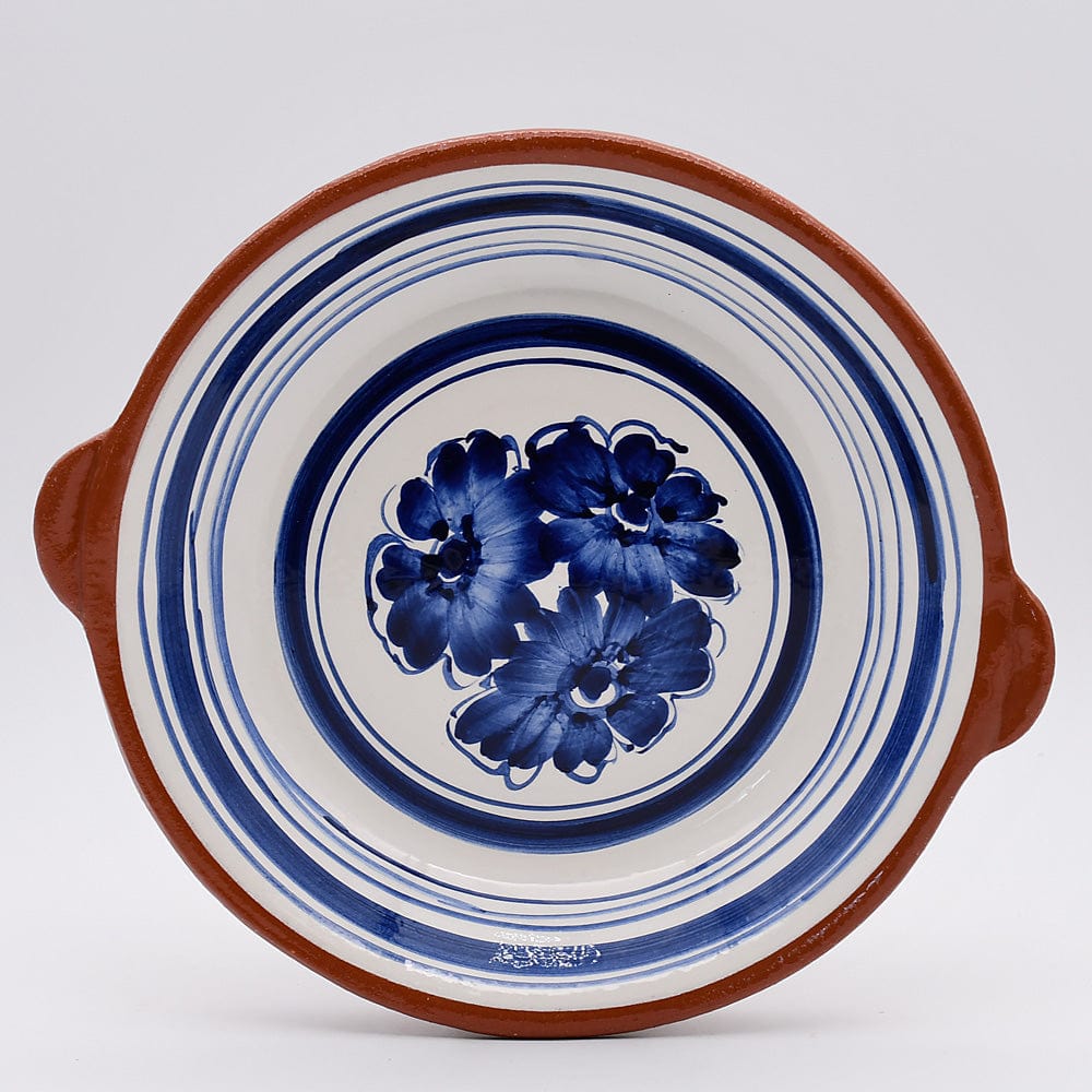 Terracotta Gratin Plate - Blue