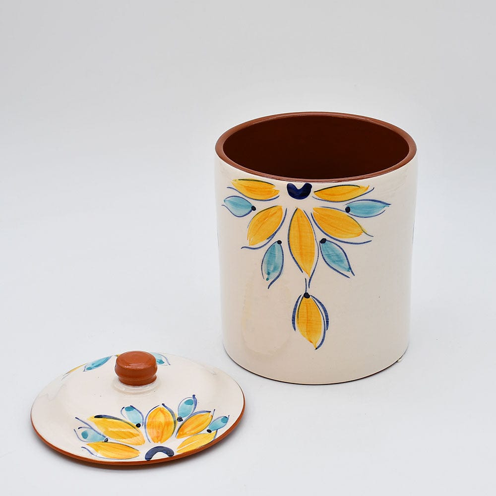 Terracotta Kitchen Storage Box - Yellow
