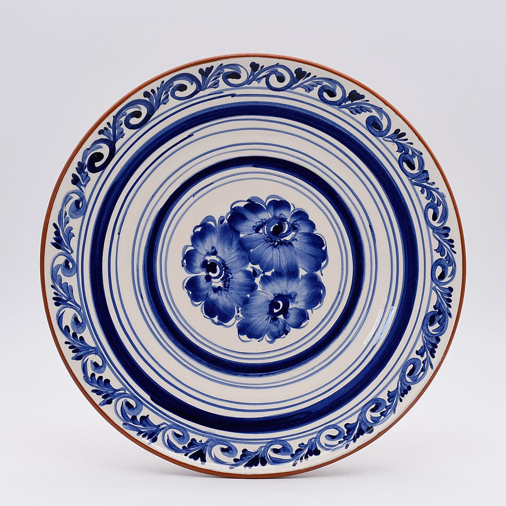 Terracotta Plate 11.0" - Blue