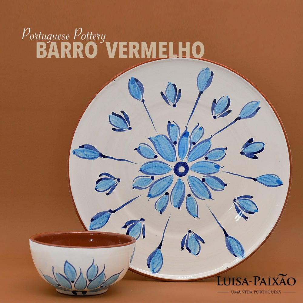 Terracotta Plate 11.0" - Turquoise