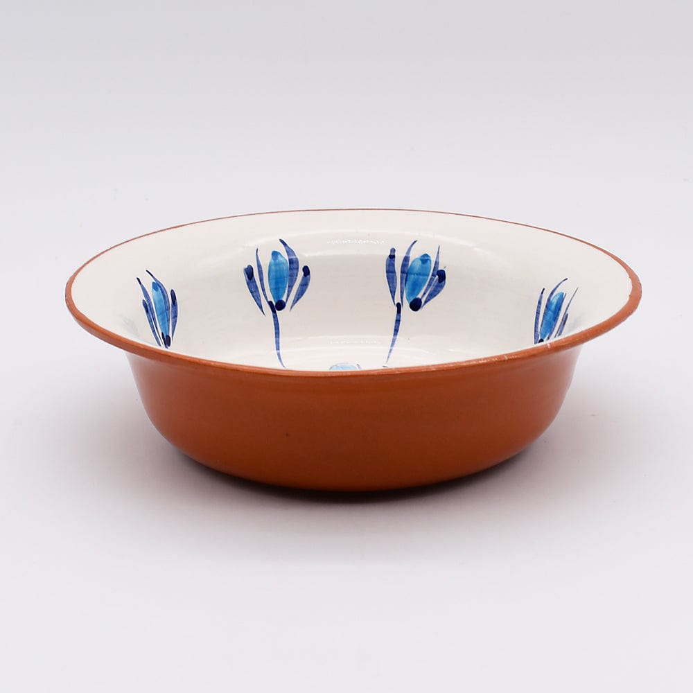 Terracotta Small Salad Bowl - Turquoise
