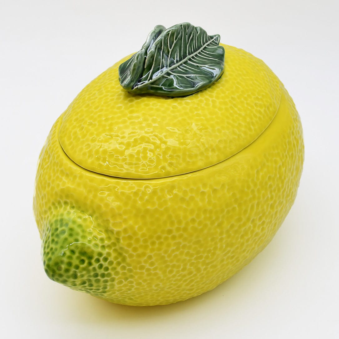 Terrine en céramique en forme de citron