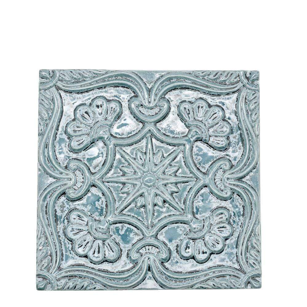 Textured Azulejo - Light blue