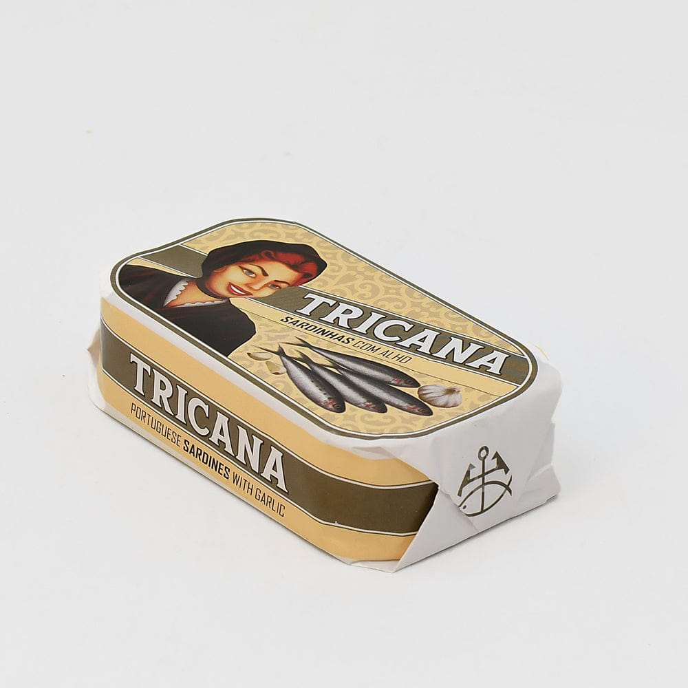 Tricana I Canned Sardines in Olive Oil with Garlic