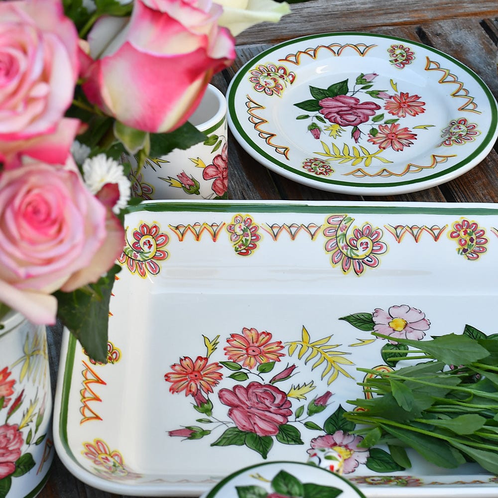 Viana I Hand-painted Ceramic Plate