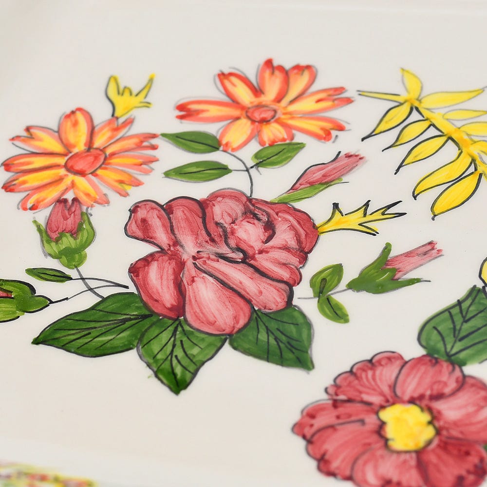 Viana I Hand-painted Ceramic Serving Dish