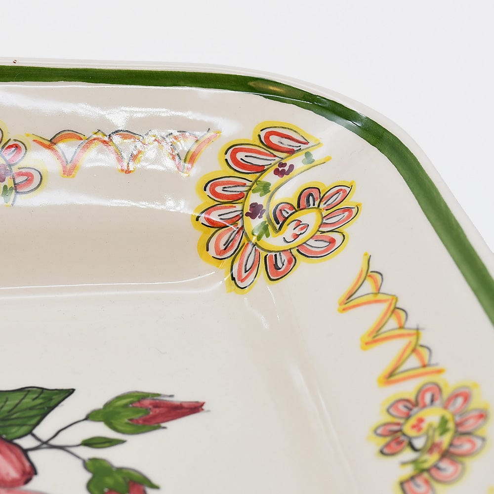 Viana I Hand-painted Ceramic Serving Dish