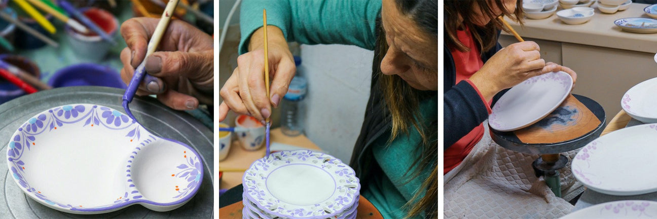 Collection of traditional Portuguese tableware