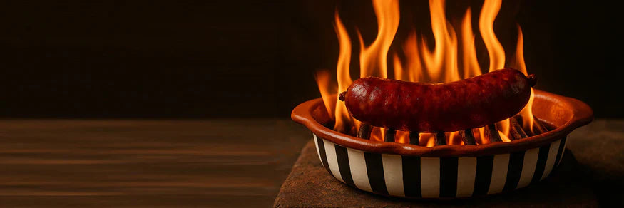 Portuguese Chouriço Clay Grills