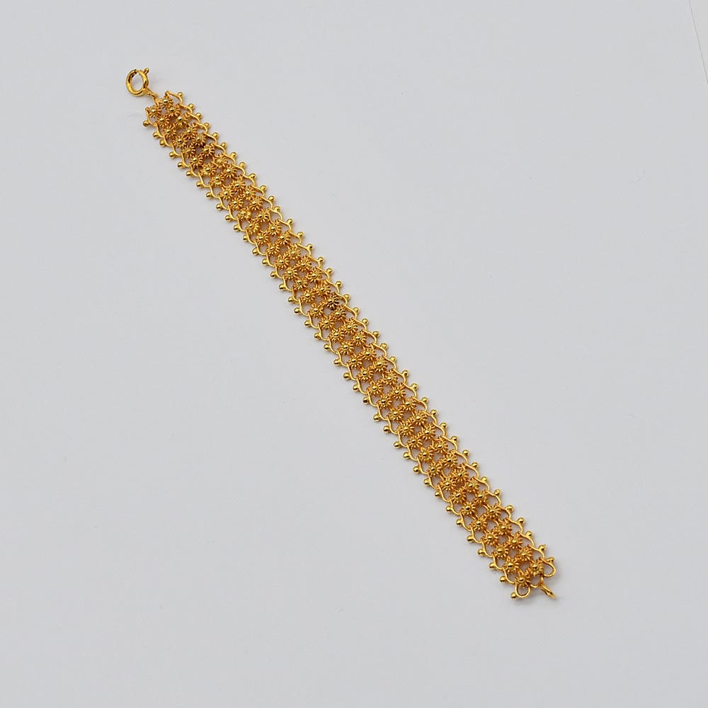 Á Portuguesa I Gold plated Silver Bracelet 0.6 oz