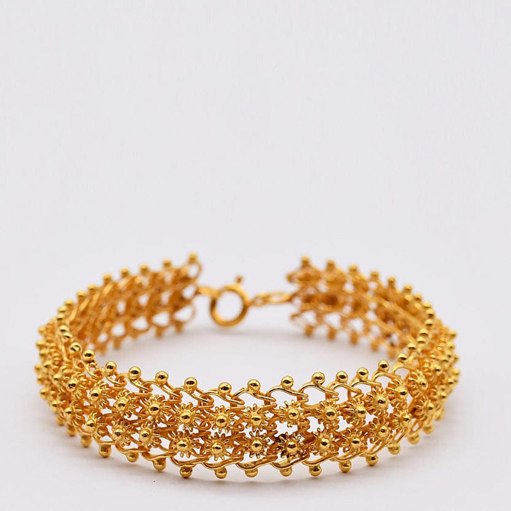 Á Portuguesa I Gold plated Silver Bracelet 0.6 oz