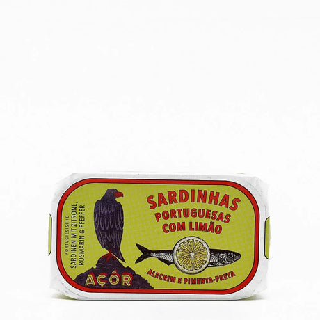 Açôr I Canned Sardines in olive oil, lemon, rosemary and pepper