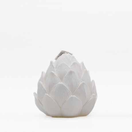 Alcachofras I White Scented Candle - 7.5"