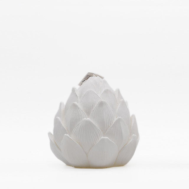 Alcachofras I White Scented Candle - 7.5"
