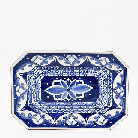 Alentejo I Glazed Earthenware Dish - 13.4''