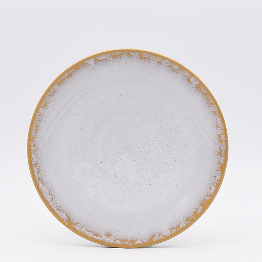 Amazônia I Fine Stoneware White Plate - 11.8''