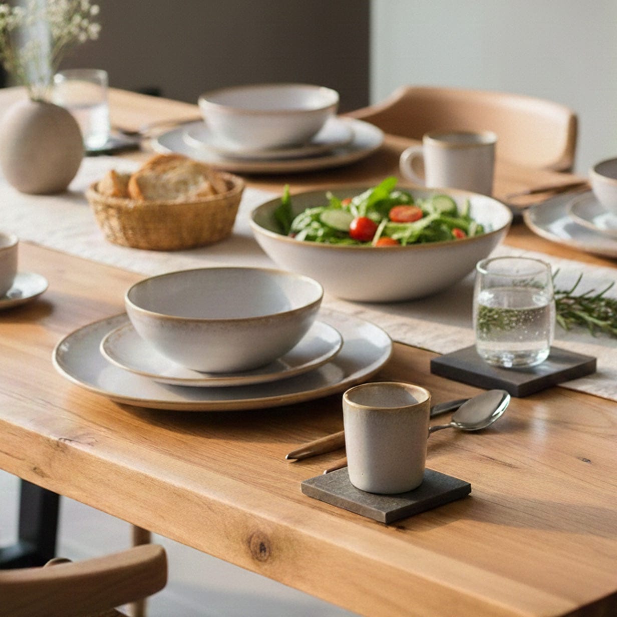 Amazônia I Salad Bowl - White