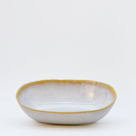 Amazonia I Stoneware Serving Dish 9.8'' - White