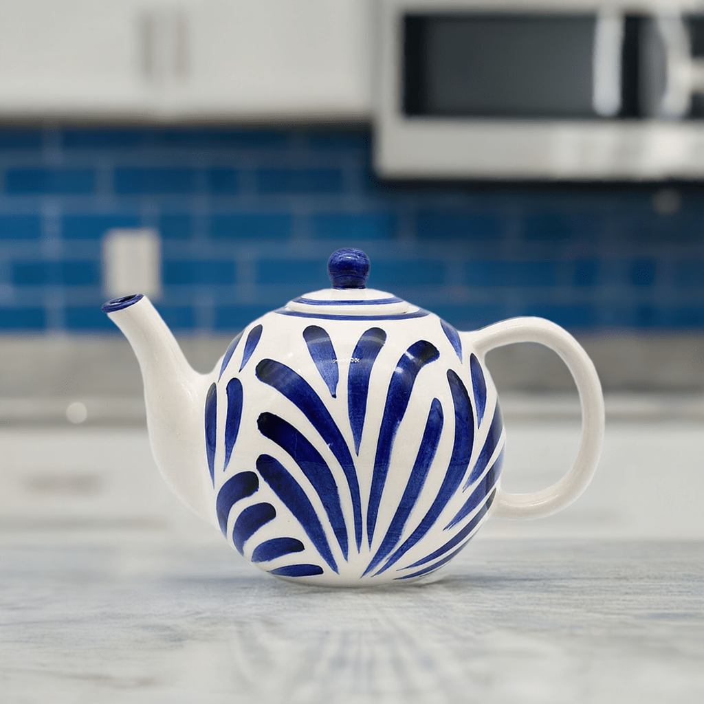 Andorinha I Ceramic Teapot - Blue