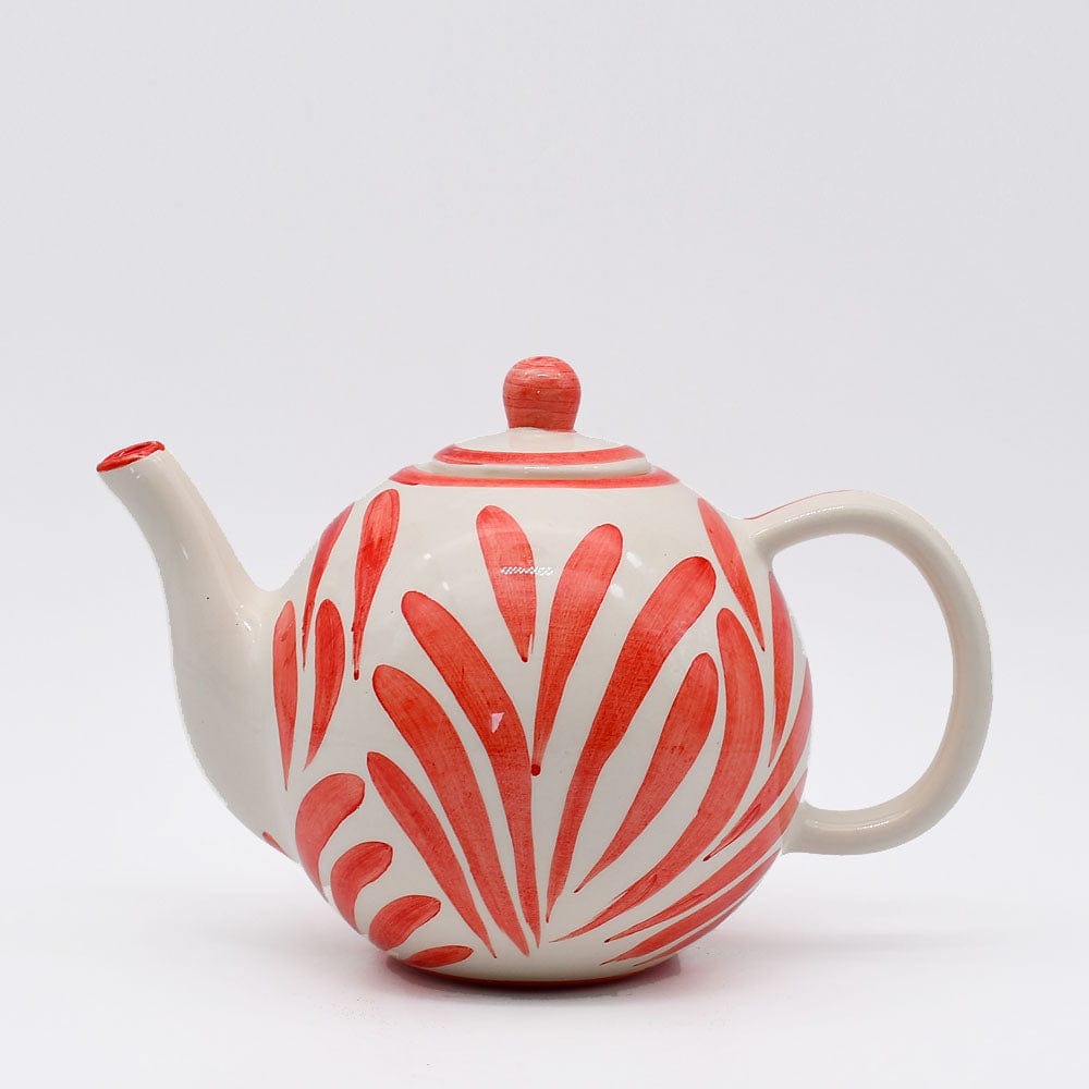 Andorinha I Ceramic Teapot - Red