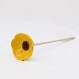 Artificial Poppies in Ceramic Orange