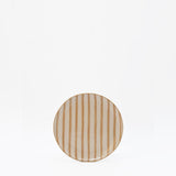 Assiette rayée "Costa Nova Mar" 15cm - Moka