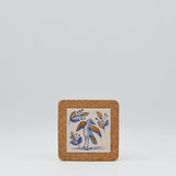 Azulejo I Ceramic and Cork Trivet - 5.9" (7 patterns)