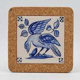 Azulejo I Ceramic and Cork Trivet - 5.9" (7 patterns) Motif 5
