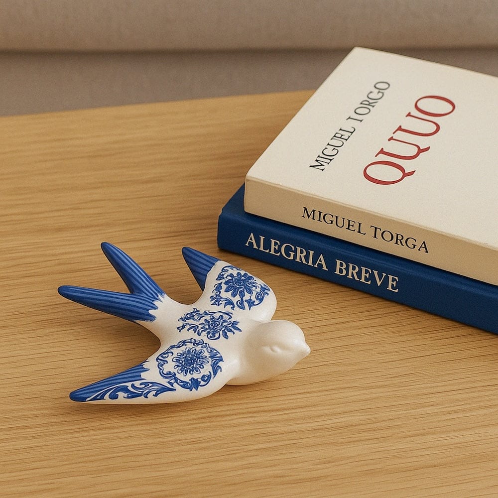 Azulejo I Ceramic Swallow