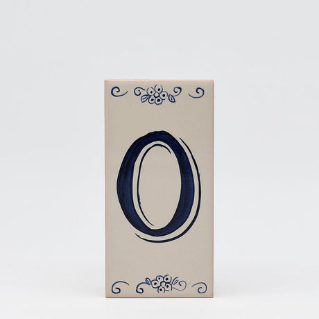 Azulejo I Street Number Portuguese Tile - 0