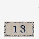 Azulejo I Street Number Portuguese Tile - 7
