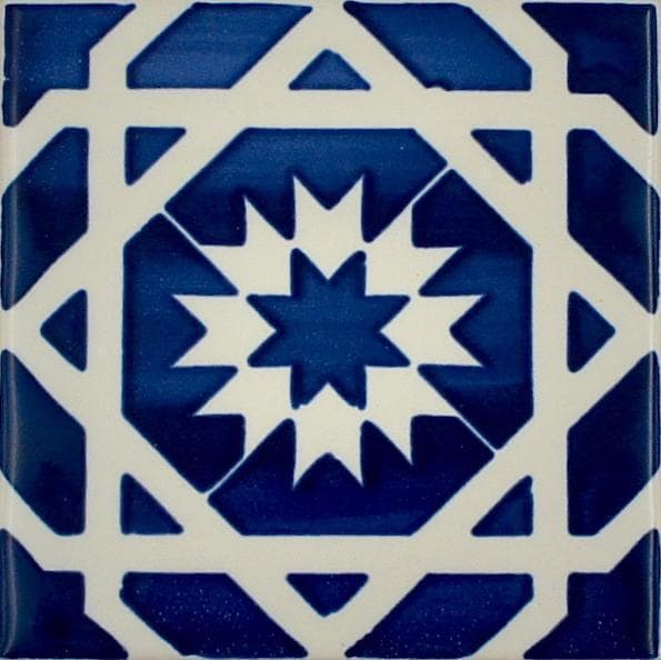 Azulejo Style Coaster 4.3''