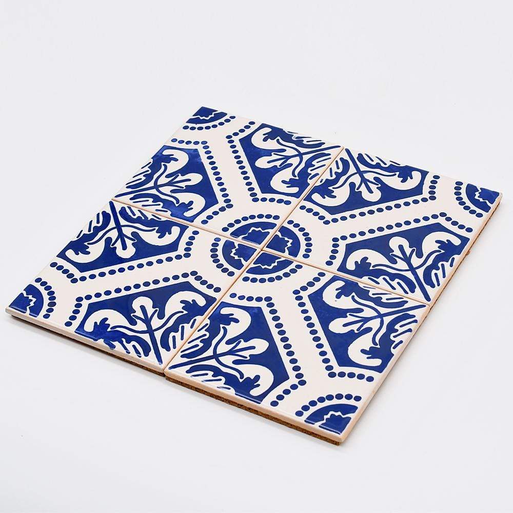 Azulejo Style Coaster 4.3''