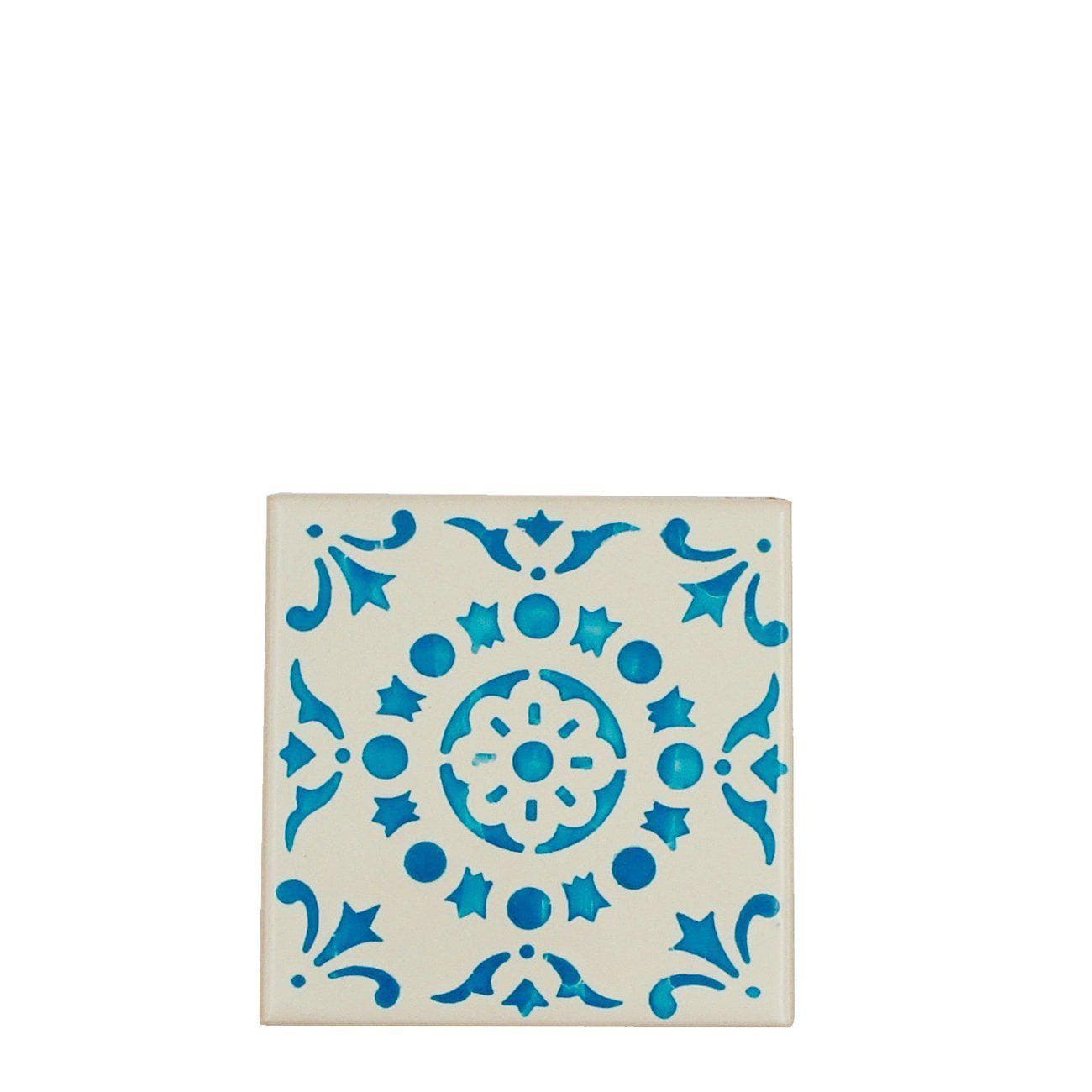 Azulejo Style Coaster 4.3''