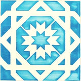 Azulejo Style Coaster 4.3''