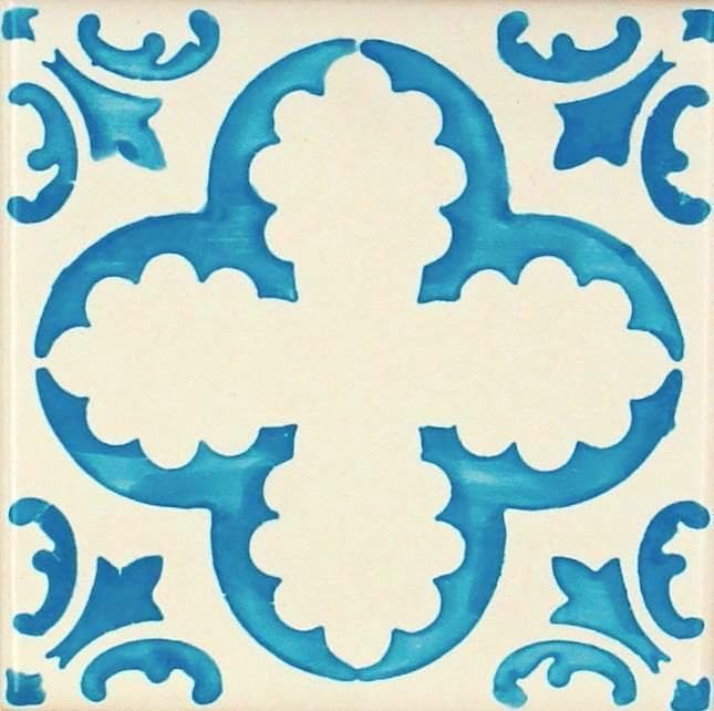 Azulejo Style Coaster 4.3''