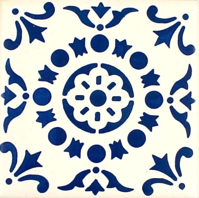Azulejo Style Coaster 4.3''