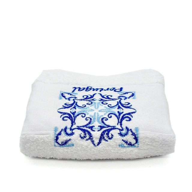 Azulejos | Embroidered Hand Towel