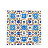 Azulejos I Ceramic and Cork Trivet - 5.9" Motif 5