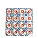 Azulejos I Ceramic and Cork Trivet - 5.9" Motif 6