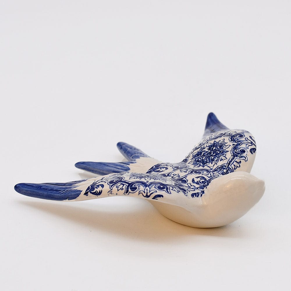 Azulejos I Ceramic Swallow - Blue