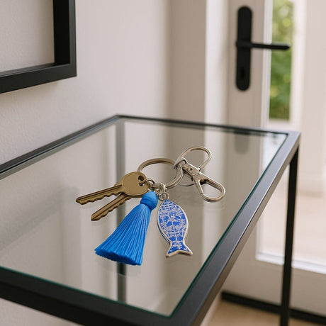 Azulejos I Key Ring