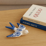 Azulejos Pattern I Ceramic Swallow Gift Set - Blue