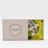 Azulejos Pattern I Ceramic Swallow Gift Set - Green