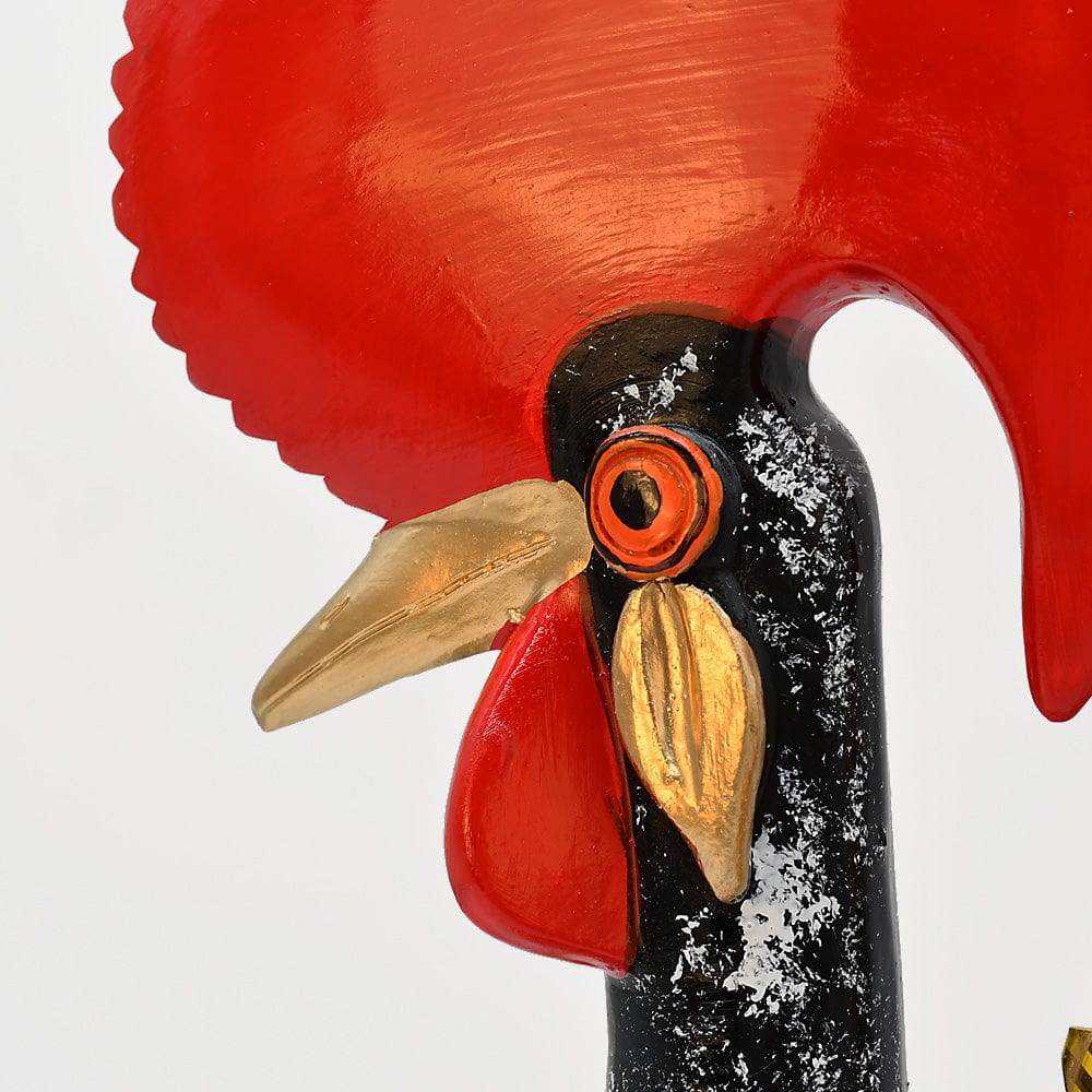 Barcelos Rooster by Prazeres Côta 16''- Black