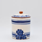 Boite de cuisine en terre cuite - Bleues
