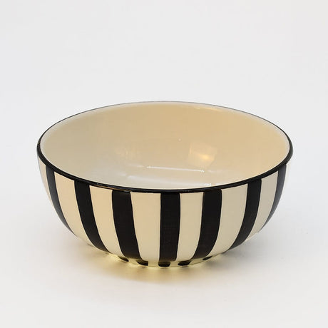 Bol à céréales rayé "Costa Nova Mar" 16cm - Noir